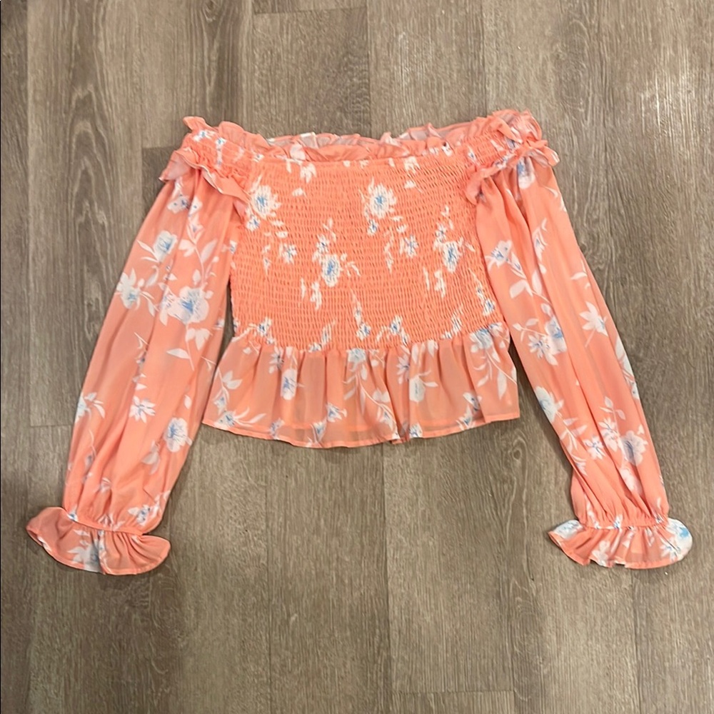 Floral Off-Shoulder Blouse